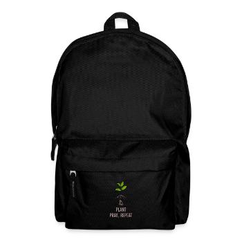 DIY Jardin, Jardinage, Humour, Plantes - Sac à dos - noir - Devant