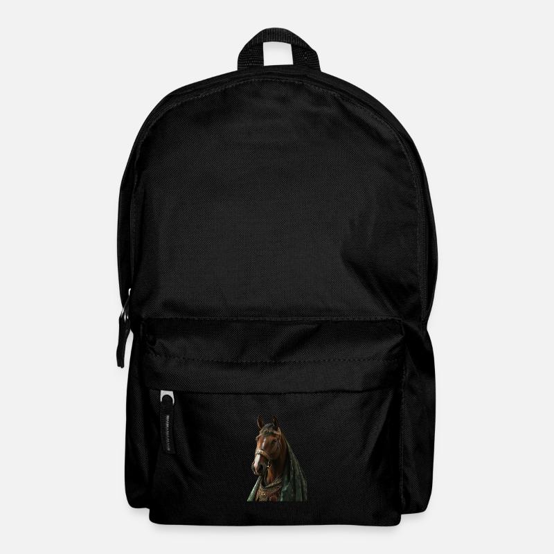 Pferd - Rucksack - Schwarz