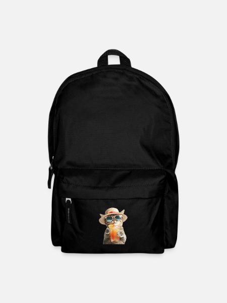 Katze - Rucksack - Schwarz