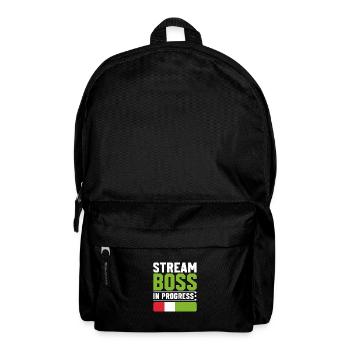 Gaming Streamer Streaming en direct Gamer Content - Sac à dos - noir - Devant