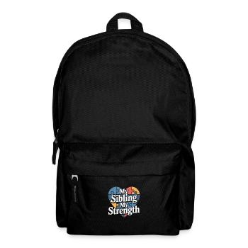 Frères et sœurs autistes - Sac à dos - noir - Devant