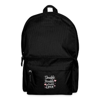 Jumelle Maman Vie Double Trouble Parents Pouvoir - Sac à dos - noir - Devant