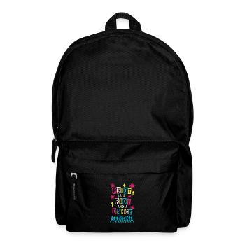 Queer Stolz Queer Freude Lgbtq+ Bestätigung Trans - Rucksack - Schwarz - Vorne