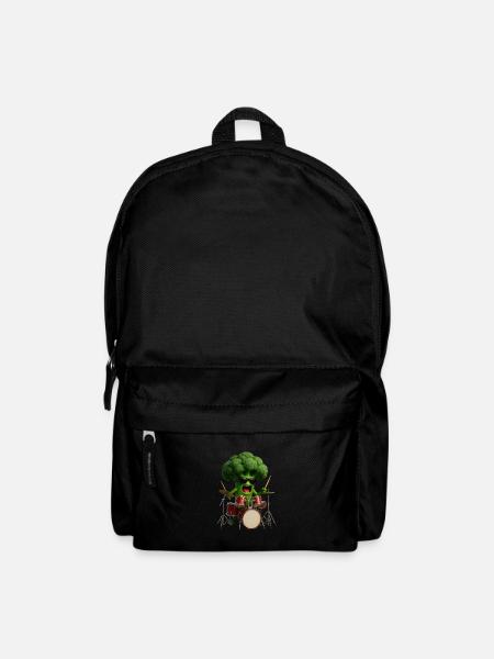 Brokkoli Schlagzeug - Rucksack - Schwarz