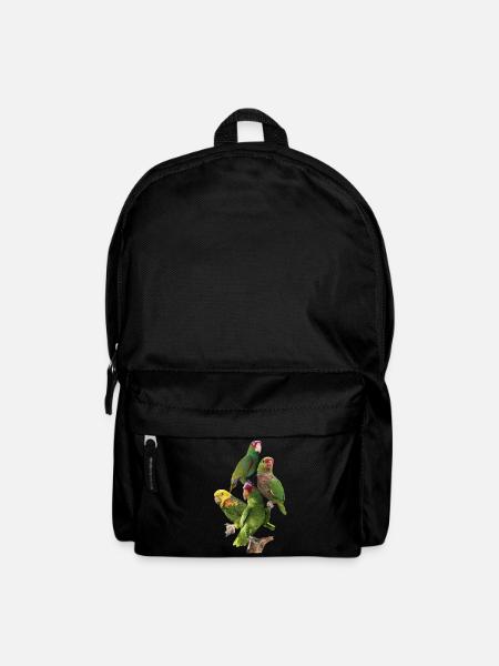 Papageien aus dem Amazonas - Rucksack - Schwarz