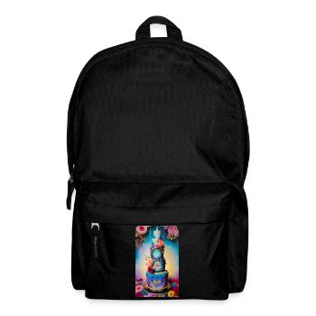 Beau gâteau pour célébrer l’occasion - Sac à dos - noir - Devant