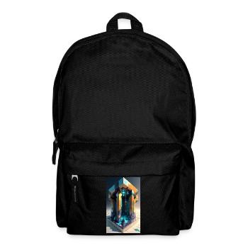 Verpixelte Träume - Rucksack - Schwarz - Vorne
