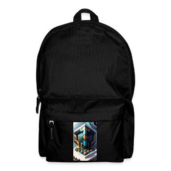 Mystische Formen - Rucksack - Schwarz - Vorne