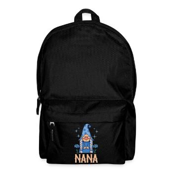 Nana Gnome Christmas Grandma - Backpack - black - Front