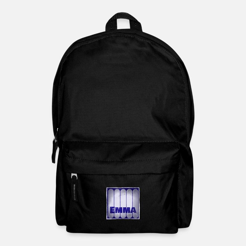 Name Emma Geschenkidee - Rucksack - Schwarz