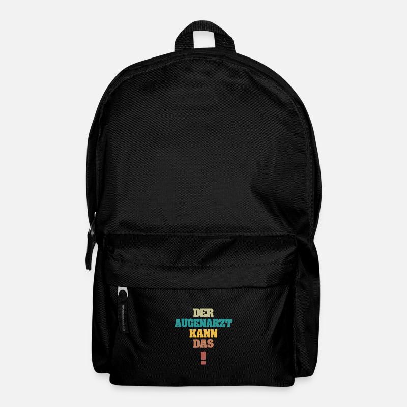 Lustig Augenarzt - Rucksack - Schwarz