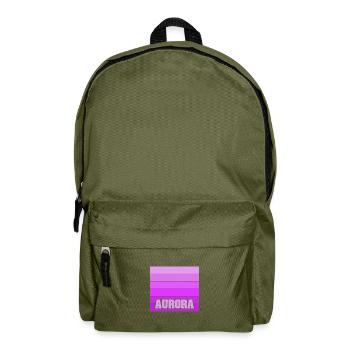Maiden name Aurora - Backpack - olive green - Front
