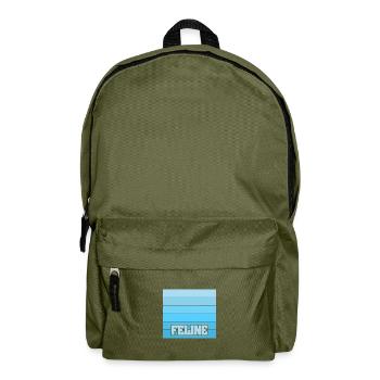 Nom de femme Félin - Sac à dos - vert olive - Devant