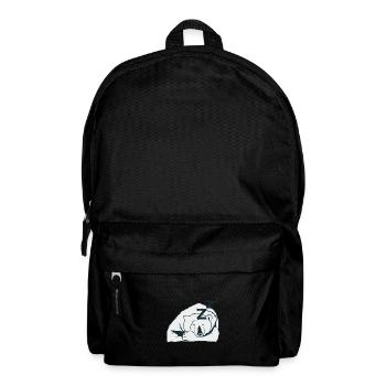 bear drawing zzz sleeps sleep hibernate 2703 o - Backpack - black - Front