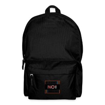 Be a Voice not an Echo - Sac à dos - noir - Devant