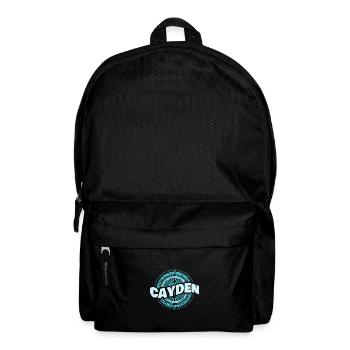 Cayden as a gift idea - Backpack - black - Front