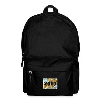 Zahl 2007 - Rucksack - Schwarz - Vorne