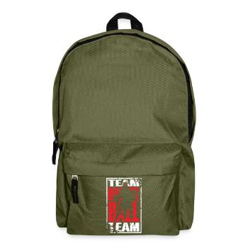 Joueur de basket-ball - Sac à dos - vert olive - Devant