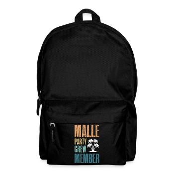 Malle Party Crew - Rucksack - Schwarz - Vorne