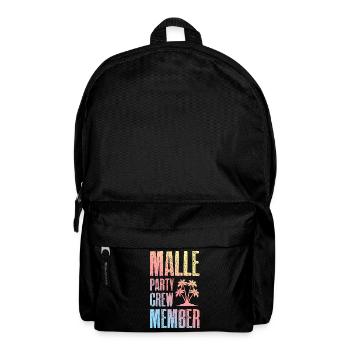 Malle Party Crew - Rucksack - Schwarz - Vorne