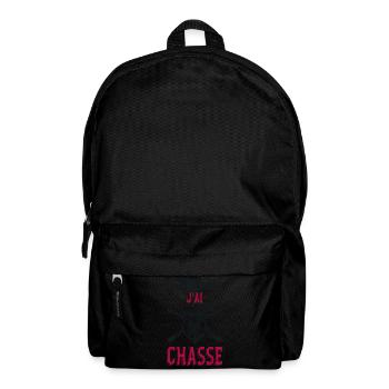 I can't I hunt, hunt, hunter - Backpack - black - Front