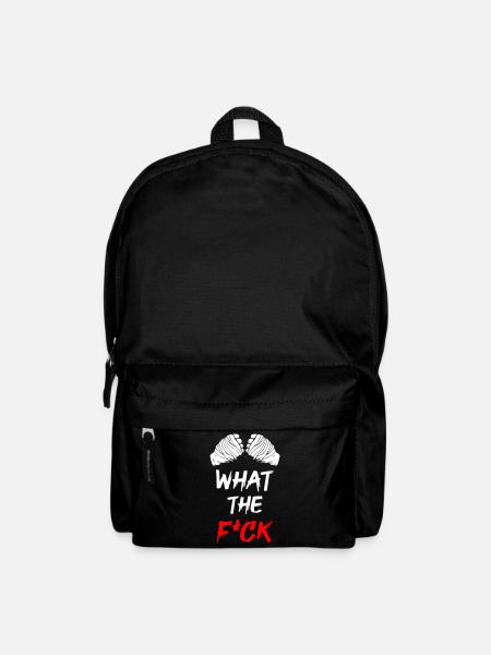 What The Fuck - Rucksack - Schwarz
