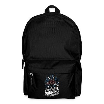 Pyrotechniker Feuerwerk Pyrotechnik - Rucksack - Schwarz - Vorne