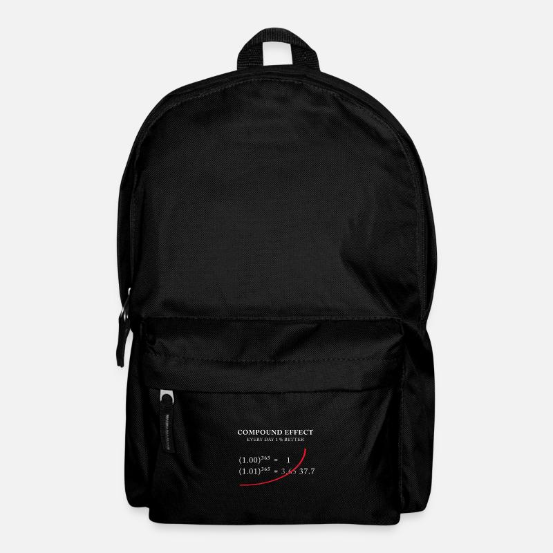 Compound Effect – Jeden Tag 1% besser - Rucksack - Schwarz