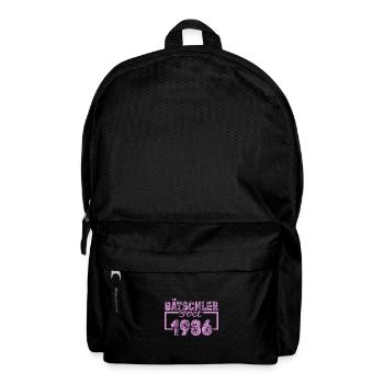 1986 - Sac à dos - noir - Devant