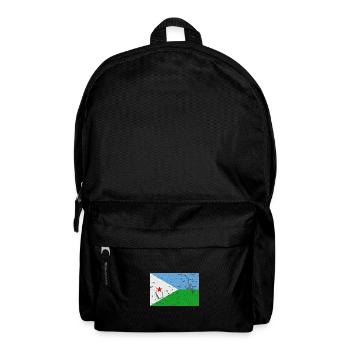 Dschibuti als Dschibuti - Rucksack - Schwarz - Vorne