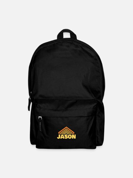 Vorname Jason - Rucksack - Schwarz
