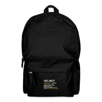 Helmut - Rucksack - Schwarz - Vorne