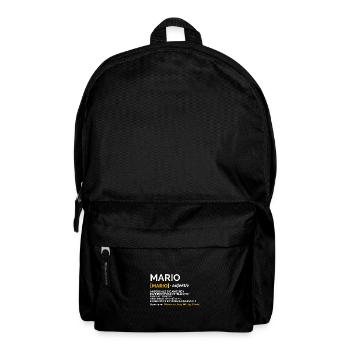 Mario - Rucksack - Schwarz - Vorne