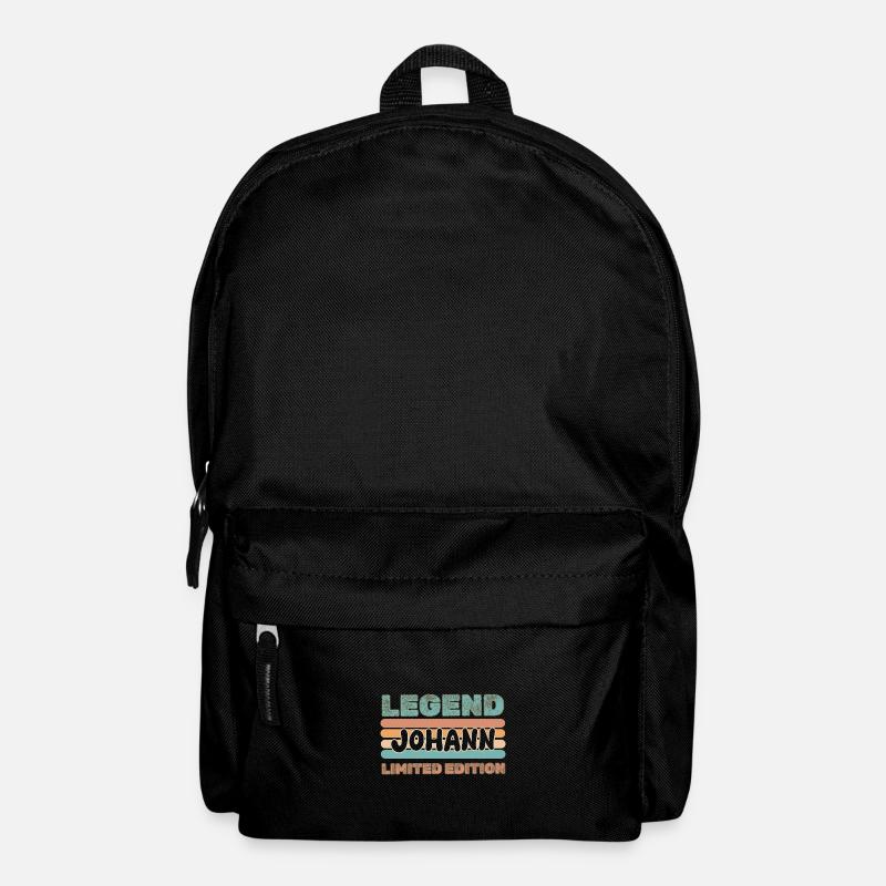 Prénom Johann - Sac à dos - noir