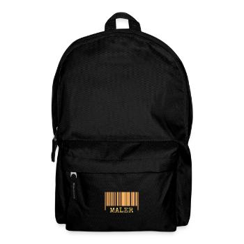 Maler - Rucksack - Schwarz - Vorne