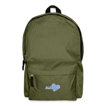 Alessio als Gold - Rucksack - Olivgrün - Vorne