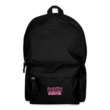 Kristin als Frauenname - Rucksack - Schwarz - Vorne
