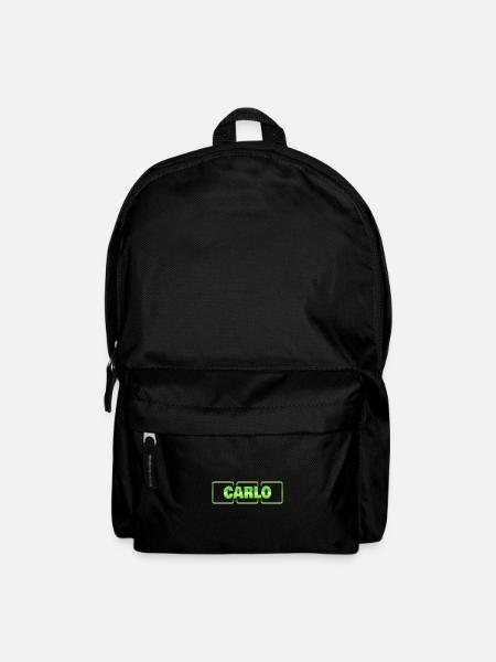 Geschenk für Carlo - Rucksack - Schwarz