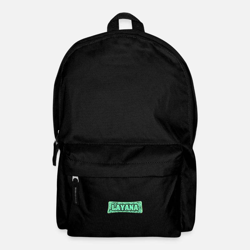 Layana als Geburtsname - Rucksack - Schwarz