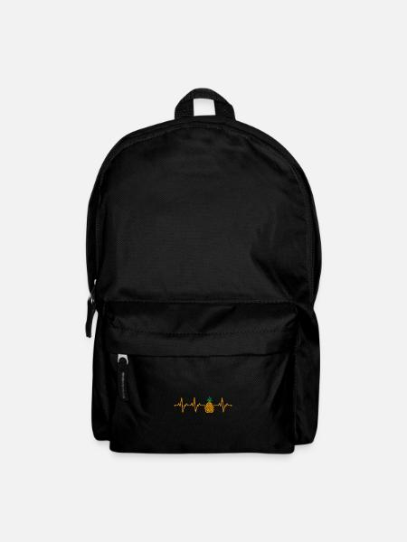 Ananas - Rucksack - Schwarz