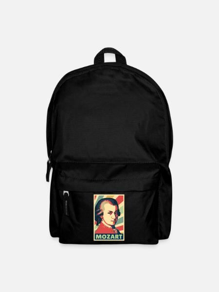 Mozart Vintage Farben - Rucksack - Schwarz