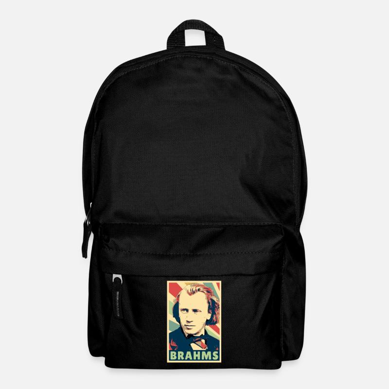 Johannes Brahms Vintage Farben - Rucksack - Schwarz