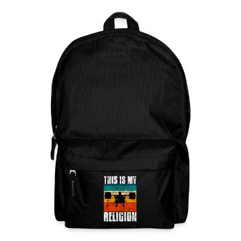 This is my religion Bodybuilding Bodybuilder GYM - Backpack - black - Front