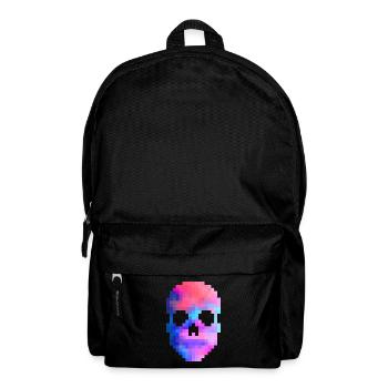 Pixel skull - Backpack - black - Front