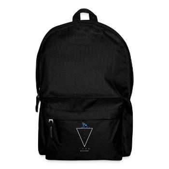 Blauer & Schwarzer Pfeilgiftfrosch Dendrobates auratus - Rucksack - Schwarz - Vorne