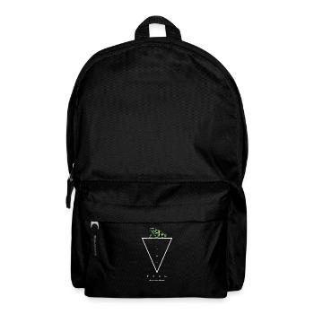 Grüner & Schwarzer Pfeilgiftfrosch Dendrobates auratus - Rucksack - Schwarz - Vorne