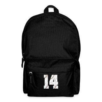 Kinder Baseballspieler zum 14. Geburtstag 14 Jahre alt - Rucksack - Schwarz - Vorne