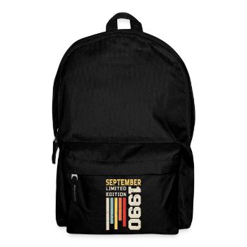 September 1990 Birthday Gift September 1990 - Backpack - black - Front