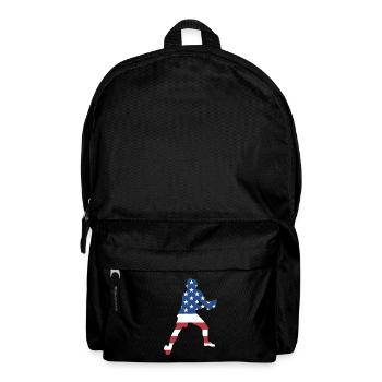 Sport Us Flag Ultimate Frisbee - Sac à dos - noir - Devant