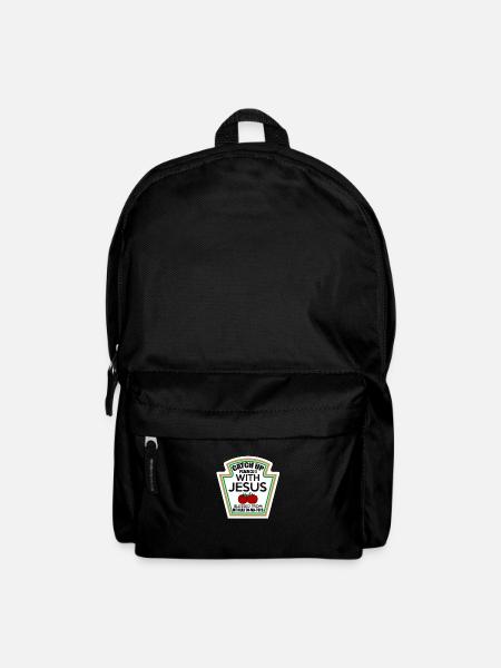 Catch me up with jesus - Rucksack - Schwarz